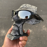 Óculos de Sol Pitboss II Preto com Lentes prata